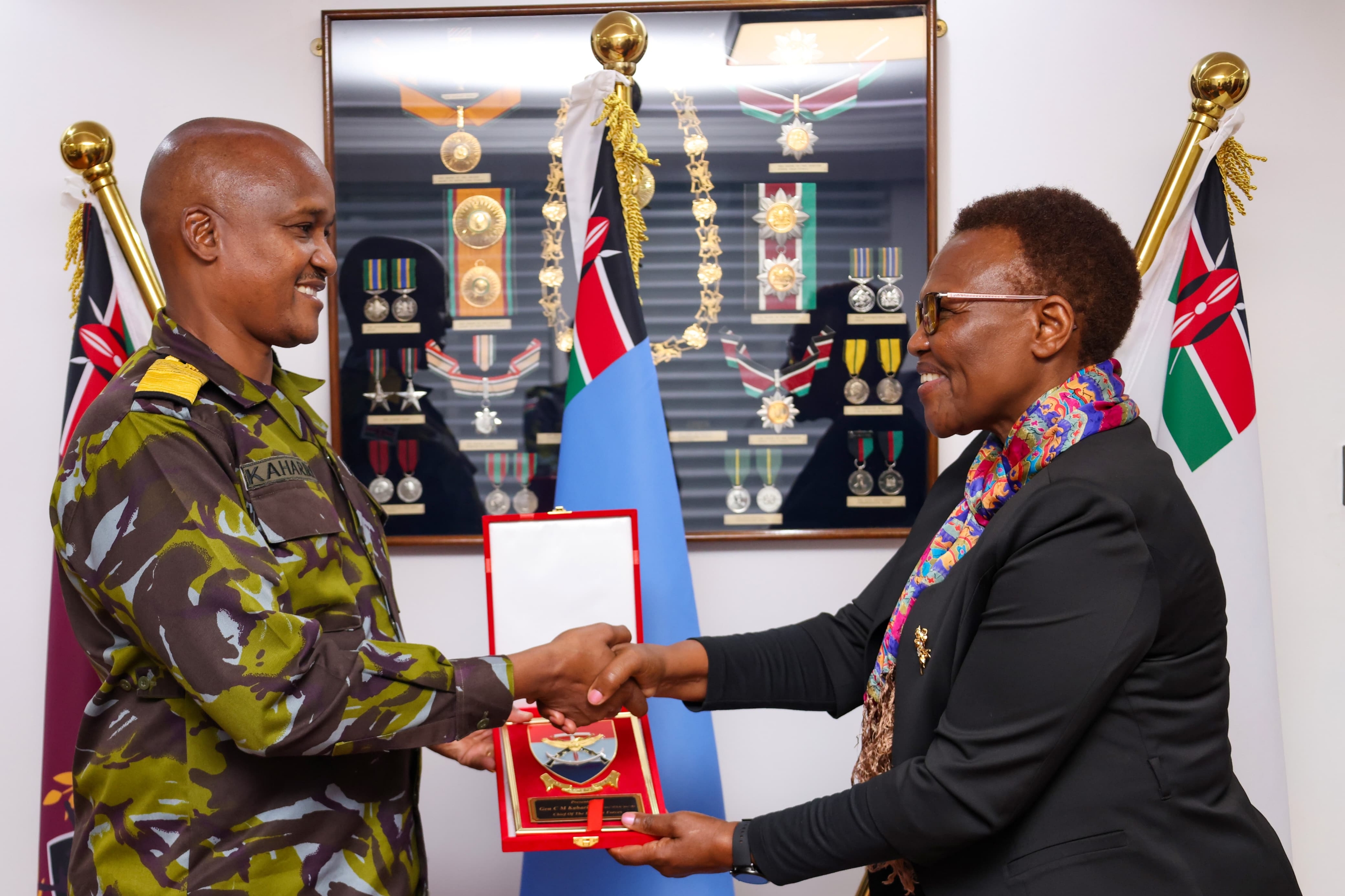 Courtesy Visit to Kenya Defence Forces.